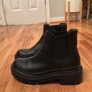 Steve Madden Black Ankle Boots
